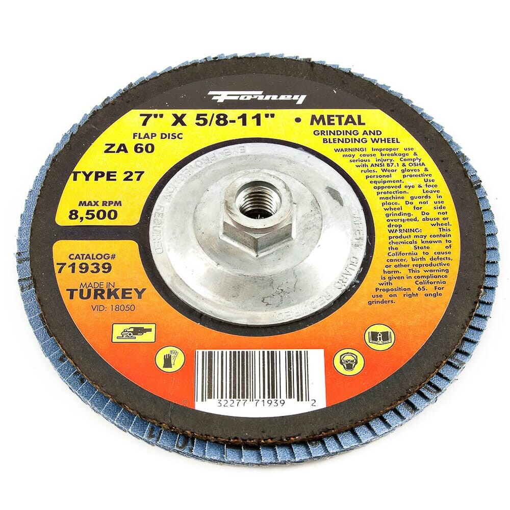 71939 Flap Disc, Type 27, 7 in x 5